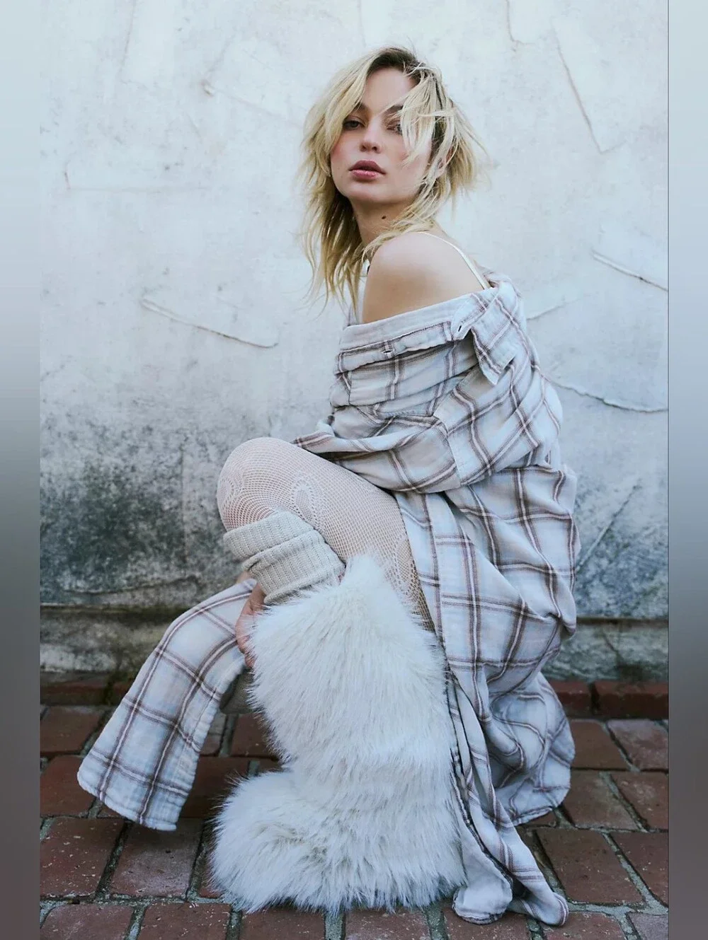 Free People x FP Collection Apres All Day Faux Fur Winter Boots 6.5